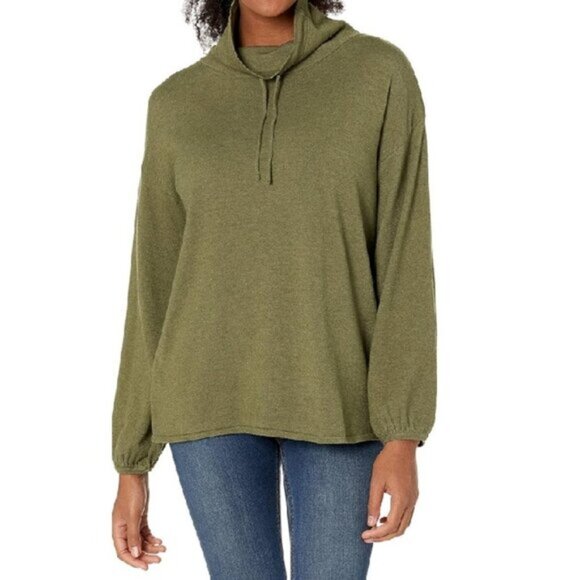 Max Studio Women's Drawstring Cowl Neck Sweater - Picture 1 of 10